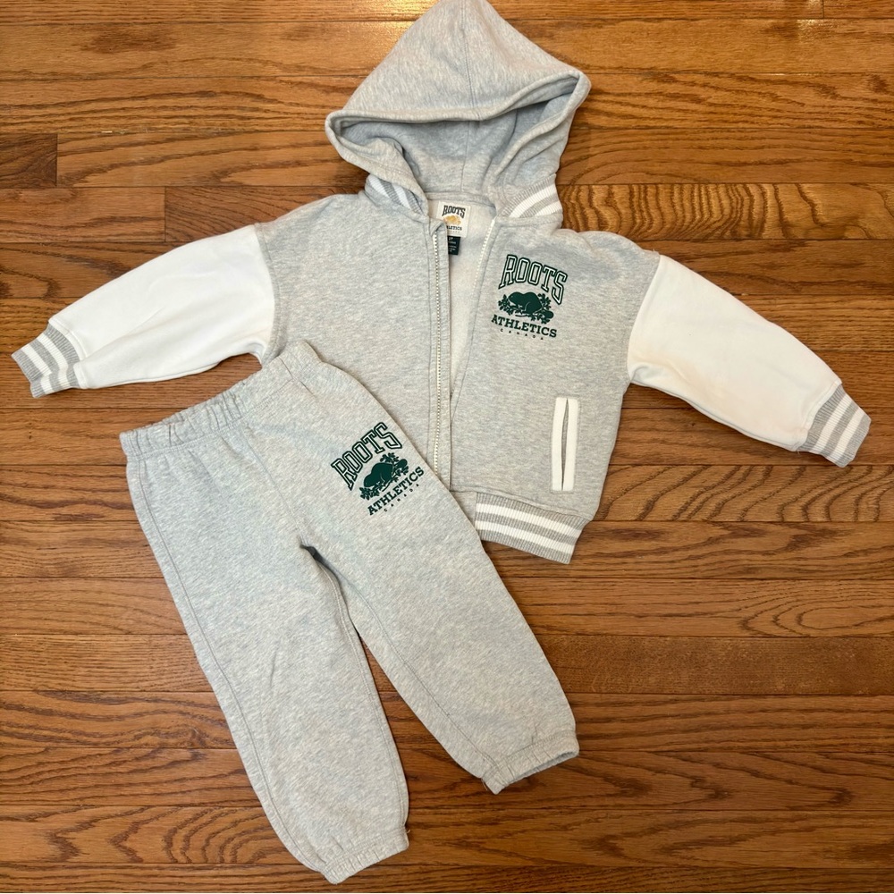 Roots Toddler Original Full Zip Hoodie & Sweatpants